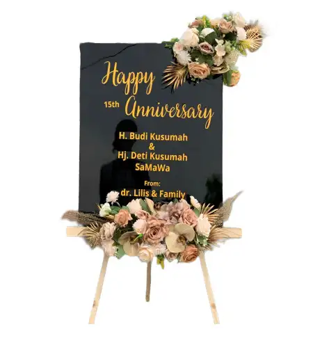 Papan Bunga Akrilik Rangsang Barat